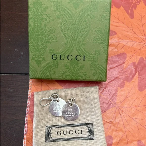 Gucci Silver Earrings - Picture 1 of 3